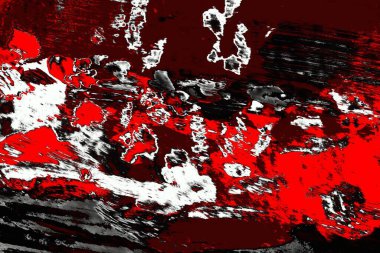 Kırmızı ve siyah renkli grungy duvar, desenli arka plan