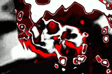 Kırmızı ve siyah renkli grungy duvar, desenli arka plan