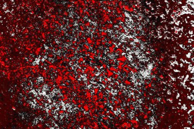 Kırmızı ve siyah renkli grungy duvar, desenli arka plan