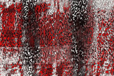 Kırmızı ve siyah renkli grungy duvar, desenli arka plan