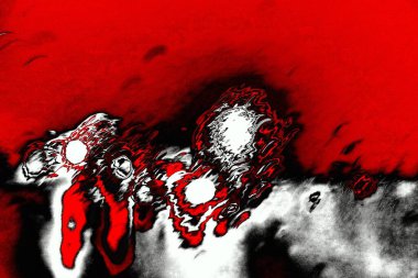 Kırmızı ve siyah renkli grungy duvar, desenli arka plan