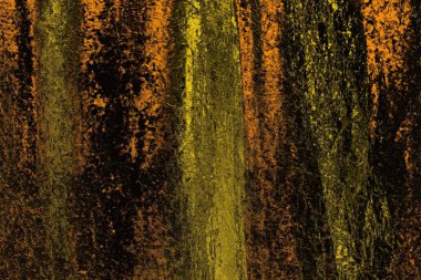 Kırmızı sarı ve siyah renkli kirli duvar, desenli arka plan.