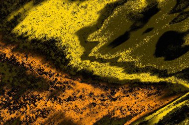 Kırmızı sarı ve siyah renkli kirli duvar, desenli arka plan.