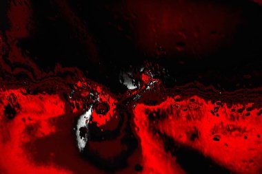 Kırmızı ve siyah renkli grungy duvar, desenli arka plan