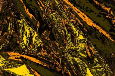 Kırmızı sarı ve siyah renkli kirli duvar, desenli arka plan.