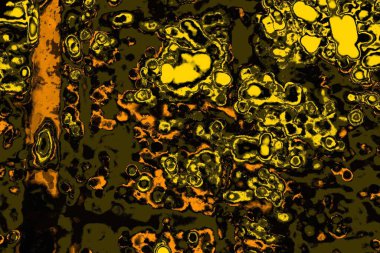 Kırmızı sarı ve siyah renkli kirli duvar, desenli arka plan.