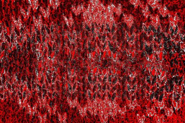 Kırmızı ve siyah renkli grungy duvar, desenli arka plan