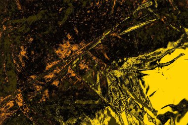 Kırmızı sarı ve siyah renkli kirli duvar, desenli arka plan.