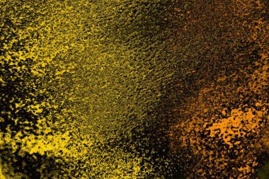 Kırmızı sarı ve siyah renkli kirli duvar, desenli arka plan.