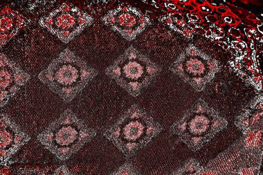 Kırmızı ve siyah renkli grungy duvar, desenli arka plan