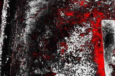 Kırmızı ve siyah renkli grungy duvar, desenli arka plan