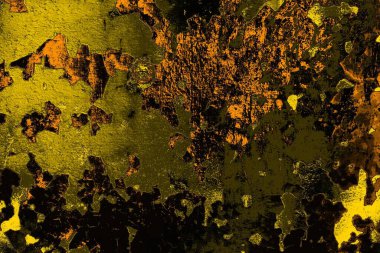 Kırmızı sarı ve siyah renkli kirli duvar, desenli arka plan.