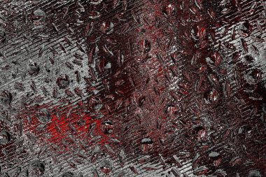 Kırmızı ve siyah renkli grungy duvar, desenli arka plan