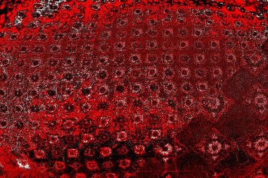 Kırmızı ve siyah renkli grungy duvar, desenli arka plan