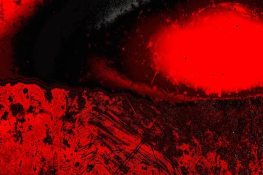 Kırmızı ve siyah renkli grungy duvar, desenli arka plan