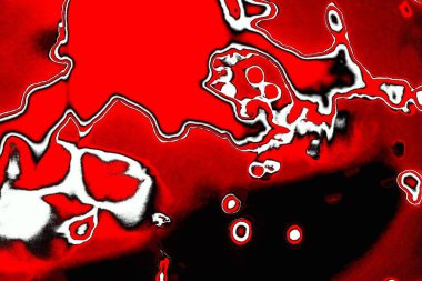 Kırmızı ve siyah renkli grungy duvar, desenli arka plan