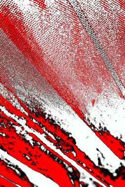 Kırmızı ve siyah renkli grungy duvar, desenli arka plan