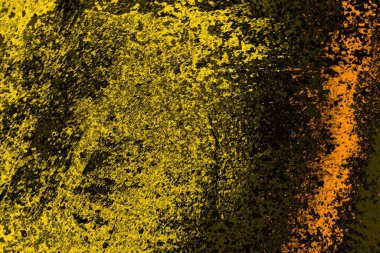 Kırmızı sarı ve siyah renkli kirli duvar, desenli arka plan.