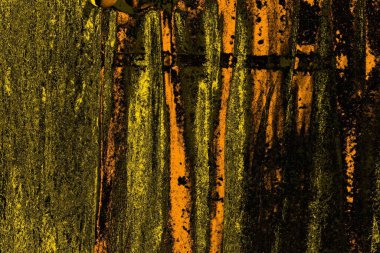 Kırmızı sarı ve siyah renkli kirli duvar, desenli arka plan.