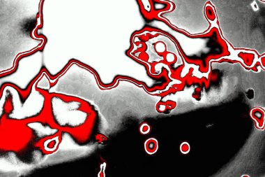 Kırmızı ve siyah renkli grungy duvar, desenli arka plan