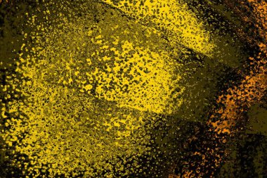 Kırmızı sarı ve siyah renkli kirli duvar, desenli arka plan.