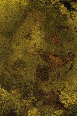 Kırmızı sarı ve siyah renkli kirli duvar, desenli arka plan.