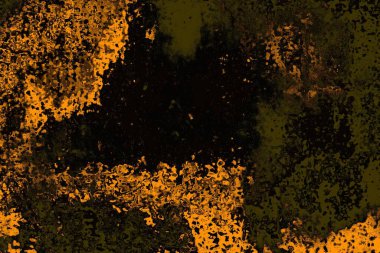 Kırmızı sarı ve siyah renkli kirli duvar, desenli arka plan.