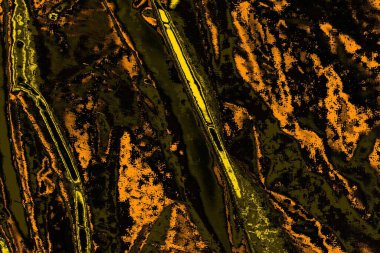 Kırmızı sarı ve siyah renkli kirli duvar, desenli arka plan.