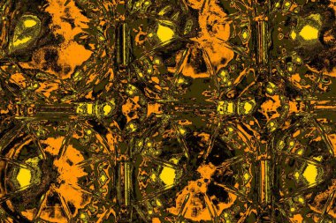 Kırmızı sarı ve siyah renkli kirli duvar, desenli arka plan.