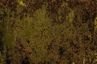 Kırmızı sarı ve siyah renkli kirli duvar, desenli arka plan.