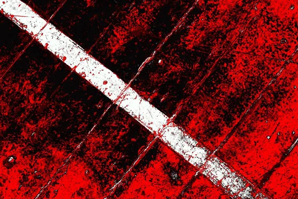 Crimson Red Black Colored Grungy Wall Textured Background — Stock Photo, Image