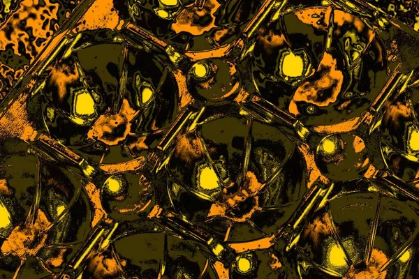 Kırmızı sarı ve siyah renkli kirli duvar, desenli arka plan.