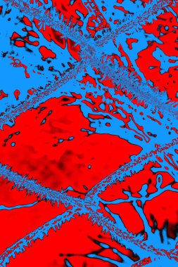 Karla kaplı kafes çiti. Kış zamanı. Şiddetli kar yağışıweather condition.