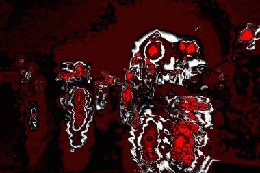 Gece lambaları. Kasıtlı hareket bulanıklığı