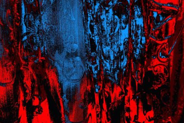 Boşluk duvar kağıdını, grunge arkaplanını, soyut renkli doku arkaplanını kopyala