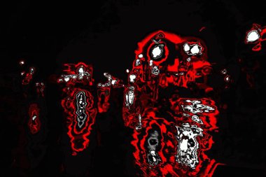 Gece lambaları. Kasıtlı hareket bulanıklığı