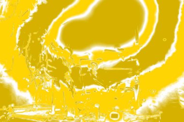 Kopya alanı olan soyut sarı desenli duvar