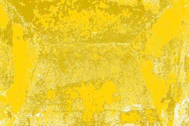 Kopya alanı olan soyut sarı desenli duvar