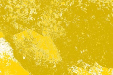 Kopya alanı olan soyut sarı desenli duvar