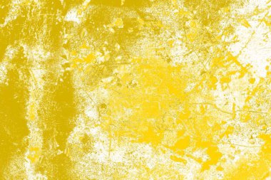 Kopya alanı olan soyut sarı desenli duvar