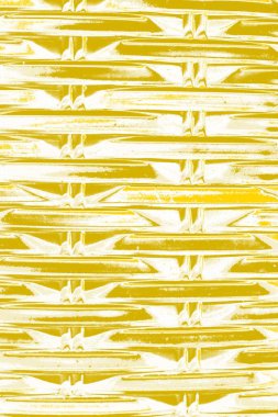 Kopya alanı olan soyut sarı desenli duvar