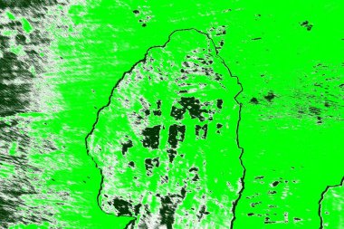 kopyalama alanı olan soyut yeşil desenli duvar