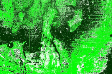 kopyalama alanı olan soyut yeşil desenli duvar