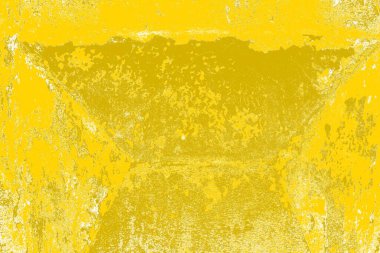 Kopya alanı olan soyut sarı desenli duvar