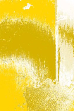 Kopya alanı olan soyut sarı desenli duvar