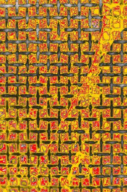 Soyut sanat duvar resmi. Modern, çağdaş sanat geçmişi