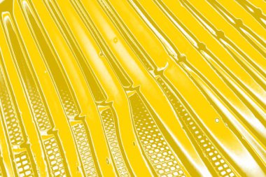 Kopya alanı olan soyut sarı desenli duvar