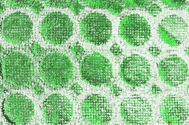 kopyalama alanı olan soyut yeşil desenli duvar