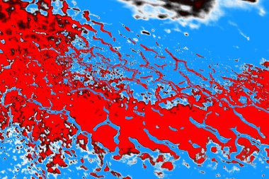 Soyut sanat duvar resmi. Modern, çağdaş sanat geçmişi