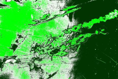 kopyalama alanı olan soyut yeşil desenli duvar